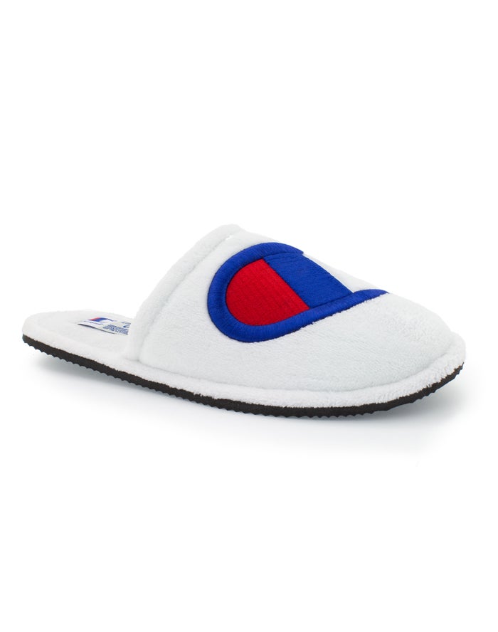 Champion Slippers Heren - Wit - Sleepover ( 023451-VBW )